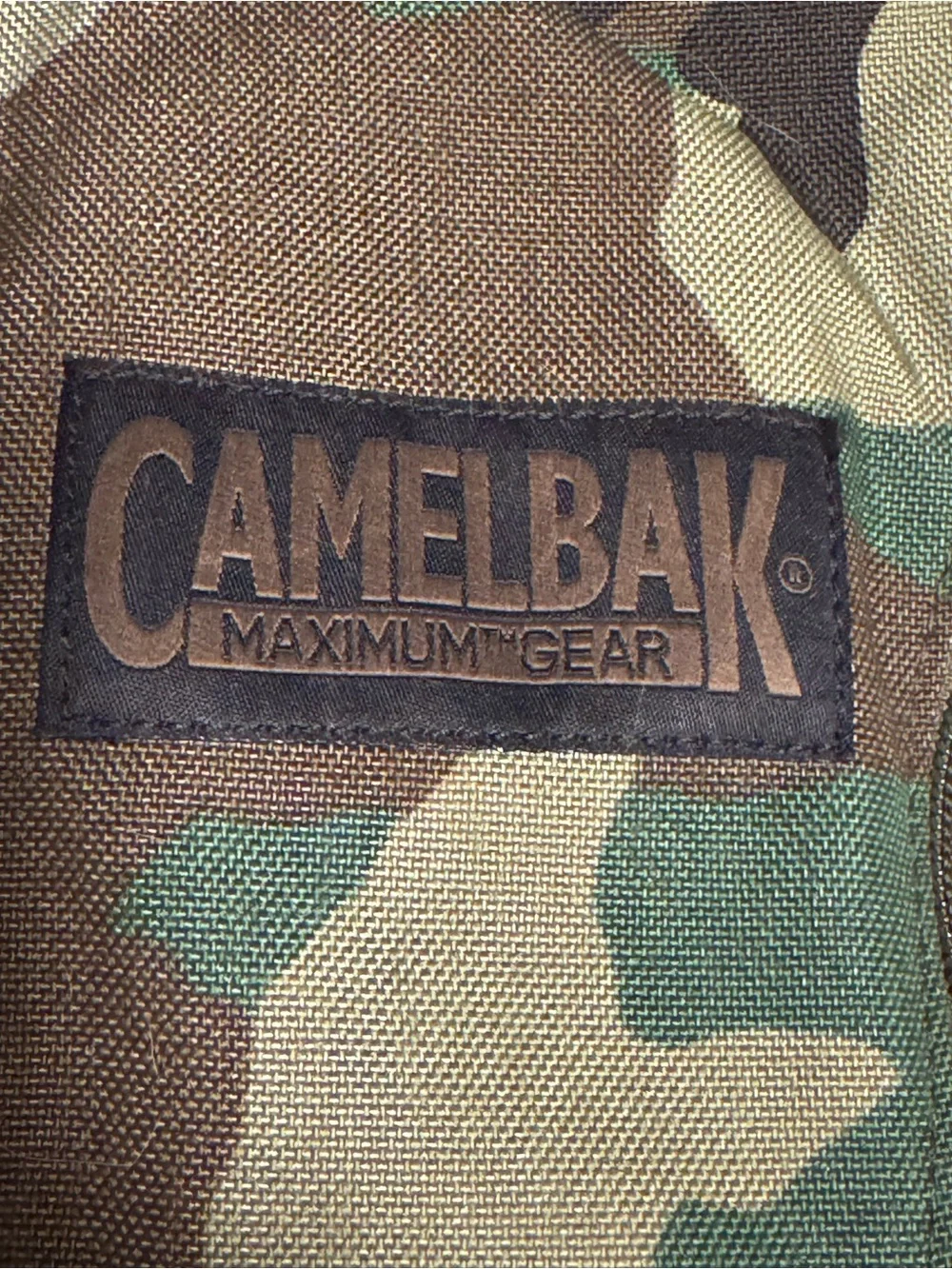 Camelbak Woodland Camo Hydration Pack - Green/Brown